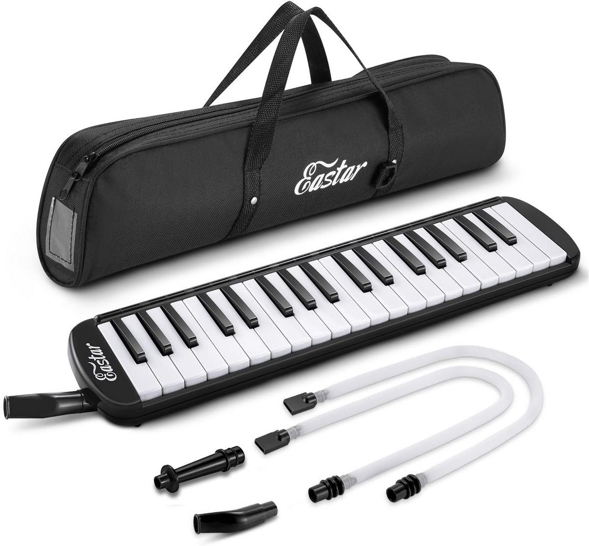 Melodica 37 Toetsen met Draagtas en Mondstukken - Sleutelmelodica voor Beginners en Gevorderden