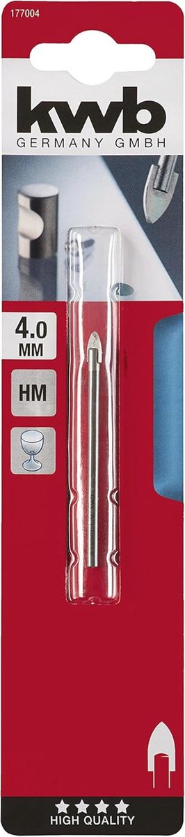 Glasboor voor Tegels, Porselein en Keramiek - Professionele Boorkit 5,0 mm