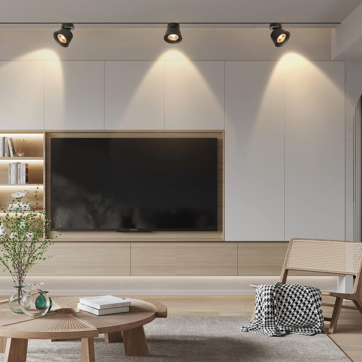 Verstelbare 12 W LED Plafondspots - Moderne GU10 Plafondlampen voor Binnen