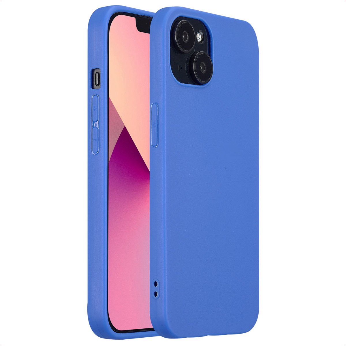 imoshion Hoesje - Geschikt voor Apple iPhone 13 - Color Backcover - Cobalt Blue