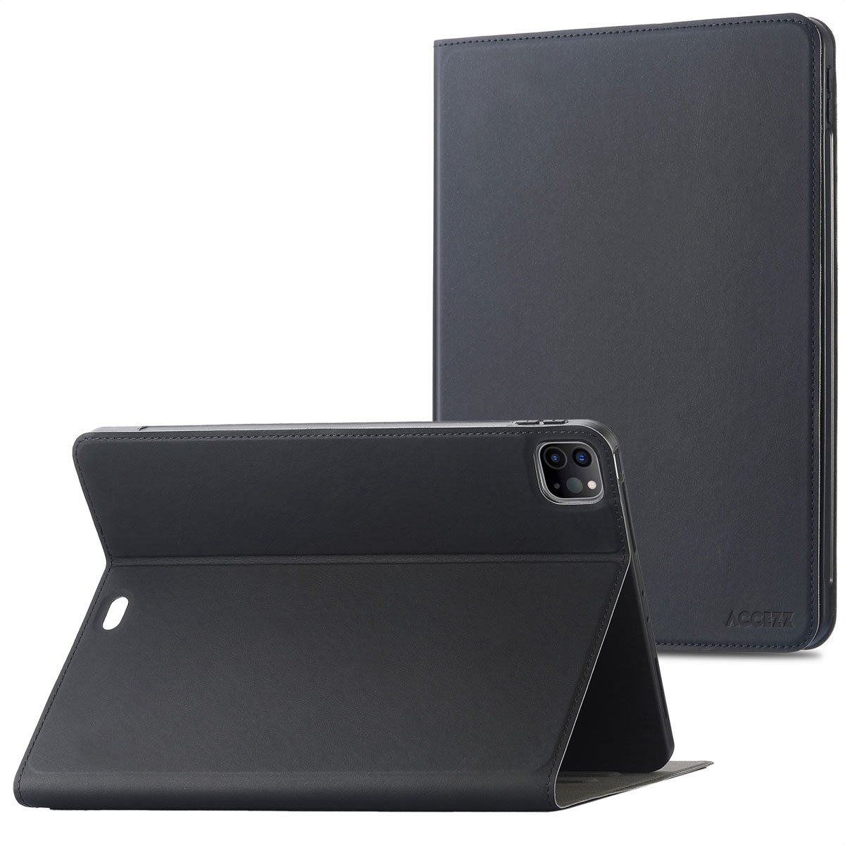 Accezz Tablet Hoes - Geschikt voor Apple iPad Pro 12.9 (2022) / Pro 12.9 (2021) / Pro 12.9 (2020) - Classic Tablet Case - Zwart