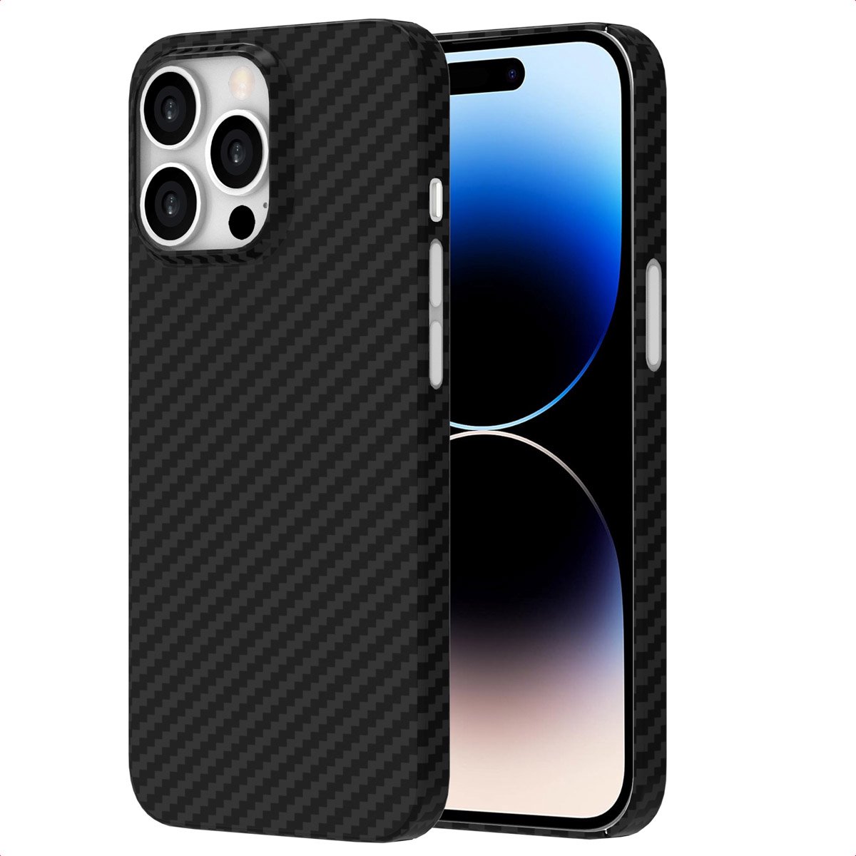 Accezz Hoesje - Geschikt voor Apple iPhone 14 Pro Max - backcover - Zwart