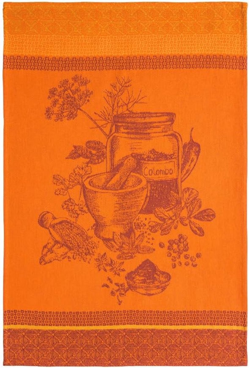 Kleurrijke Jacquard Katoenen Theedoek - 50 x 75 cm