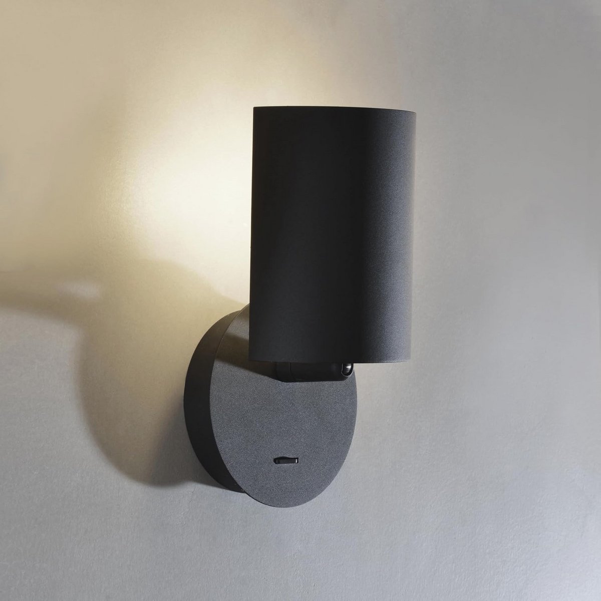 Wandlamp met schakelaar - Set van 2, LED, Zwart Goud, Draaibaar voor Slaapkamer en Woonkamer