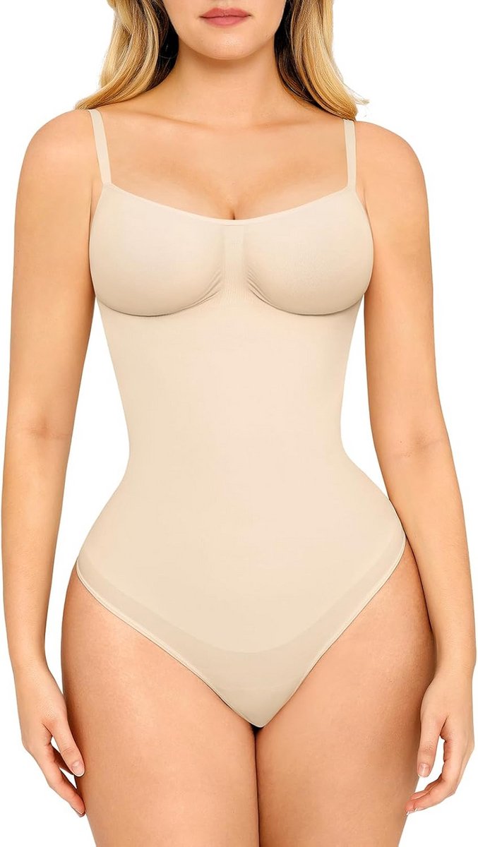 Naadloze Body Shaper met Buikcontrole en Figuurcorrigerende Pasvorm