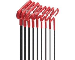 Cushion Grip Hex T-Key Allen Key Set - 8pcs SAE Inch Sizes 3/32-1/4