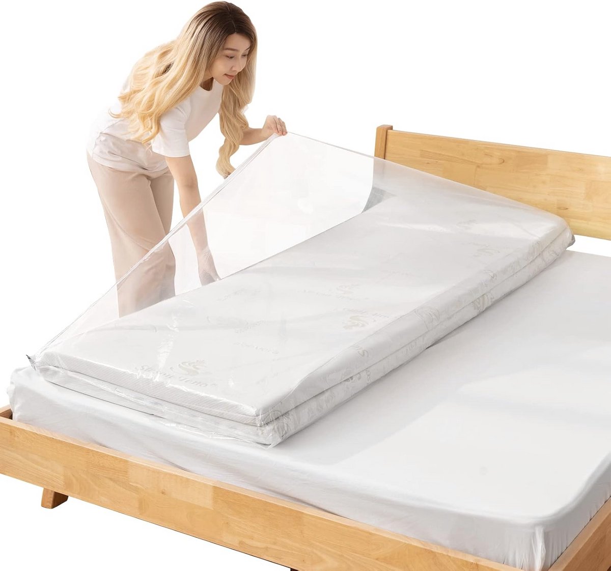 Ruimtebesparende Vacuüm Opbergtas voor Matrassen - Geschikt voor Verhuizing en Opslag