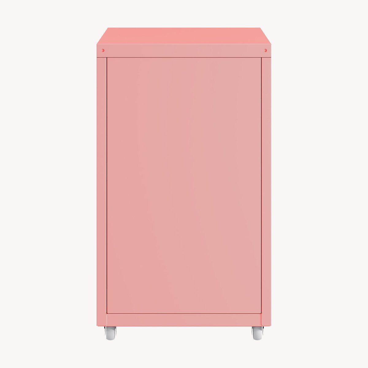 Kantoorkast Kökar op wielen 48x28x41 cm roze [en.casa]