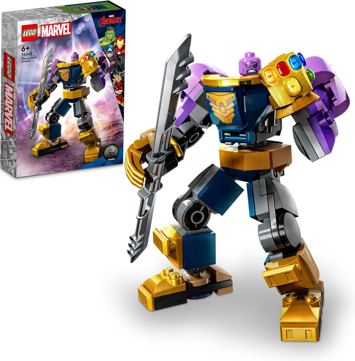 LEGO Marvel Avengers Marvel Thanos mechapantser - 76242 — afbeelding 11