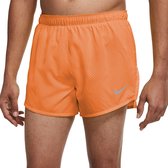 NIKE Fast 4´´ Shorts Hommes Orange Total / Argent Réfléchissant - S