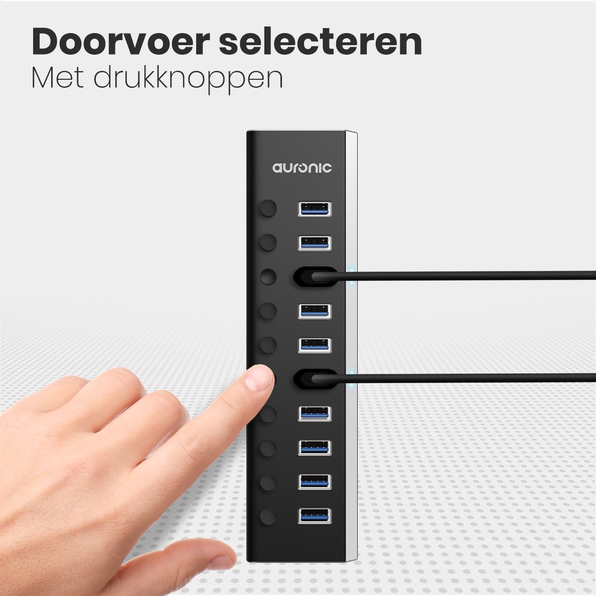 LOGILINK USB 3.0 Hub, 7-Port, 5 Gbit/s, Silber | USB-Hubs günstig kaufen | elektronik