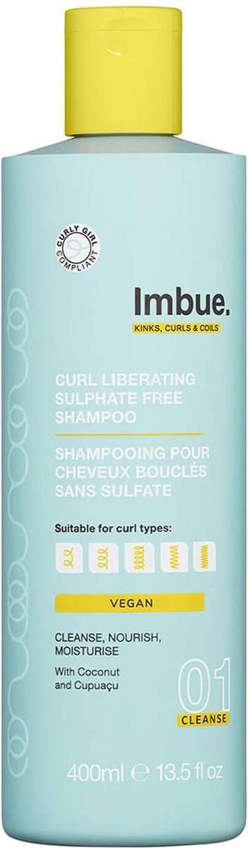 IMBUE. - Curl Liberating Shampoo - Sulfaatvrij - 400 ml