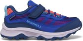 Chaussures de randonnée Merrell Moab Speed Low AC pour Kids - Blauw- Berry Taille 32