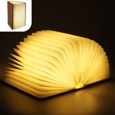 Gadgy Boeklamp – Tafellamp slaapkamer – Sfeerverlichting binnen - Groot: 21.5 x 17cm - Oplaadbaar - Decoratie Woonkamer - Kindertafellampen