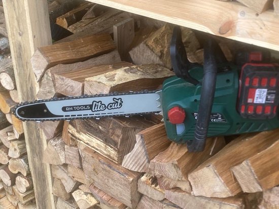 Combiset bestaande uit RNtools zaagblad LiteCut 40cm voor accu kettingzaag (o.a. DeWalt, Milwaukee, Makita, EGO) + 2x RNtools zaagketting 3/8 1.1mm 56 schakels van RNtools — afbeelding 5