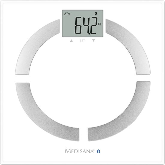 Medisana BS444 Connect - Lichaamsanalyseweegschaal - Wit - Medisana