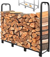 Firewood Rack - haardhoutrek \ haardbestek, brandhoutrek \ fireplace cutlery, firewood rack 122 x 30.5 x 116 cm