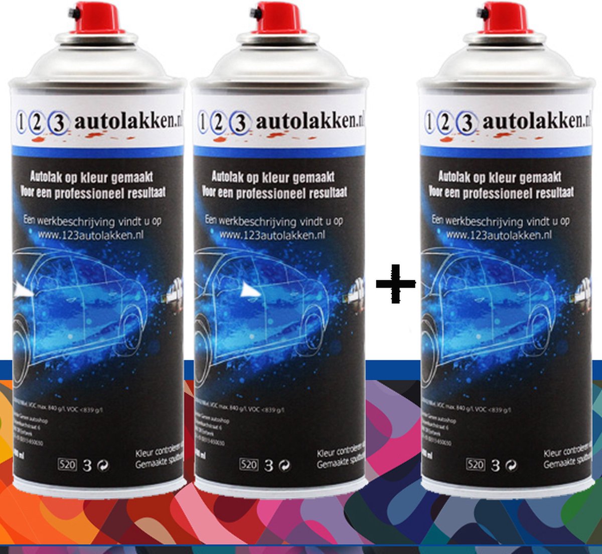 Spuitbus Motorlak HONDA Kleurcode R101CU CANDY GLORY REDMET. 2L