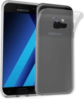 Cadorabo Hoesje geschikt voor Samsung Galaxy A7 2017 in VOLLEDIG TRANSPARANT - Beschermhoes gemaakt van flexibel TPU Silicone Case Cover