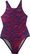Nike Swim Wave Fastback Badeanzug Sportbadeanzug mit flachen Nähten