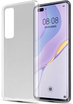 Cadorabo Hoesje geschikt voor Huawei NOVA 7 PRO 5G in VOLLEDIG TRANSPARANT - Beschermhoes gemaakt van flexibel TPU Silicone Case Cover