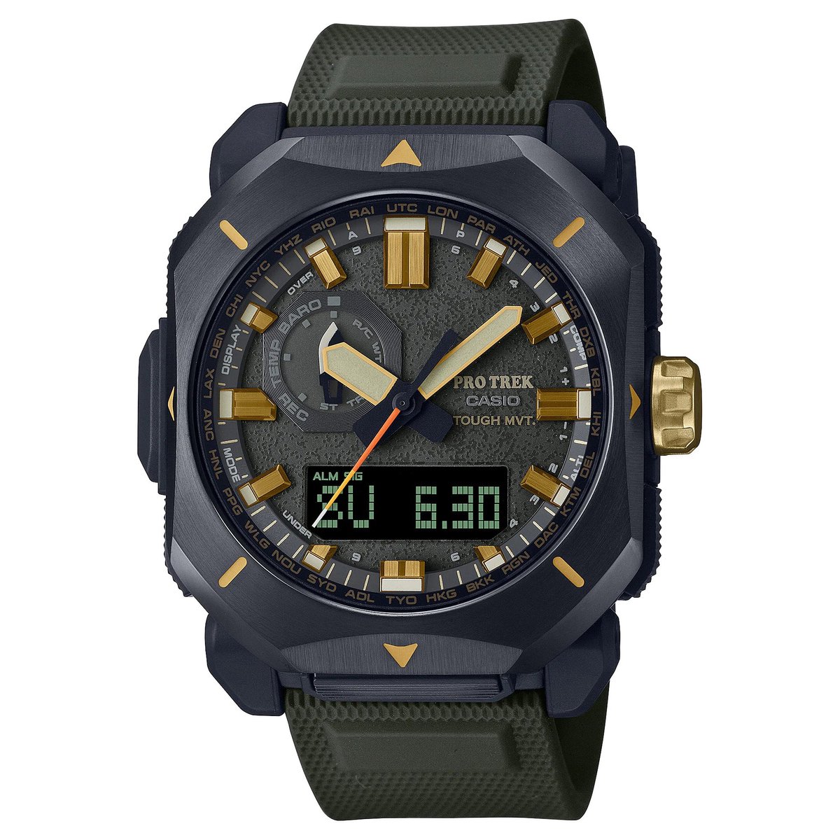 Casio Pro Trek PRW-6900Y-3ER Heren Horloge