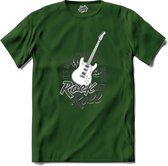 Rock and Roll It’s More Than Just Music | Muziek - Gitaar - Hobby - T-Shirt - Unisex - Bottle Groen - Maat 3XL