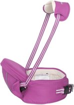 Porte Bébé avec bandoulière - Violet - Support de hanche pour Bébé et tout-petit - Sac de transport contre les maux de dos - Carrier -bébé pour siège de Hip