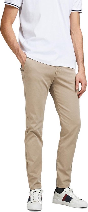 JACK & JONES Marco Fury slim fit, heren chino, beige