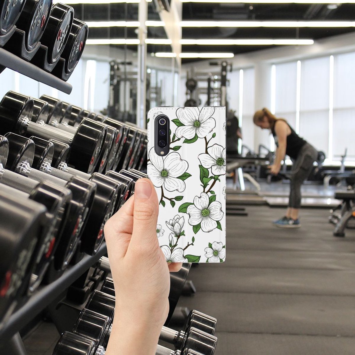 Xiaomi Mi 9 Smart Cover Dogwood Flowers