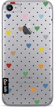Casetastic Softcover Apple iPhone 7 / 8 - Pin Point Hearts Transparent