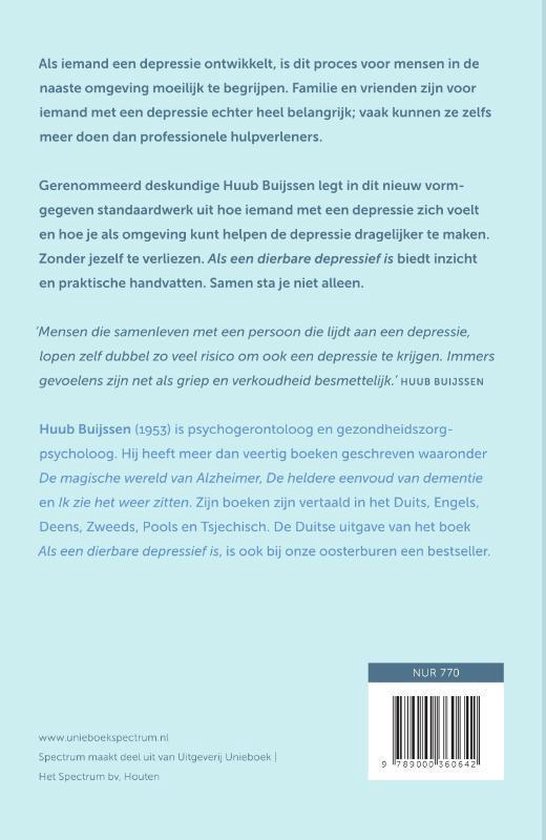 Als een dierbare depressief is, Huub Buijssen | 9789000360642 | Boeken |  bol.com