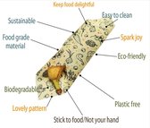 Verpak je eten met \Bijenwas\ Wraps - Herbruikbaar Ecologisch - van Heble®