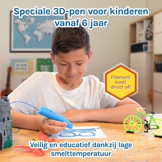 Kit de démarrage pour stylo d'impression 3D 3Dandprint pour Kids