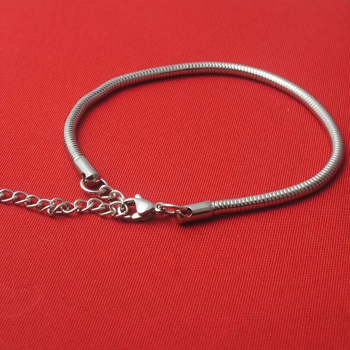 Silver Plated Snake Chain Arm Bracelet