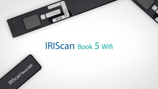 IRIScan Book 5 - scanner de documents A4 - portable - 1200 ppp x 1200 ppp -  blanc - 30ppm
