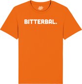 Bitterbal - Frituur Snack Cadeau -Grappige Eten En Snoep Spreuken Outfit - Dames / Heren / Unisex Kleding - Unisex T-Shirt - Oranje - Maat XXL