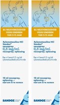 Sandoz Neusspray Xylometazoline 0.5mg/ml - 2 x 10 ml