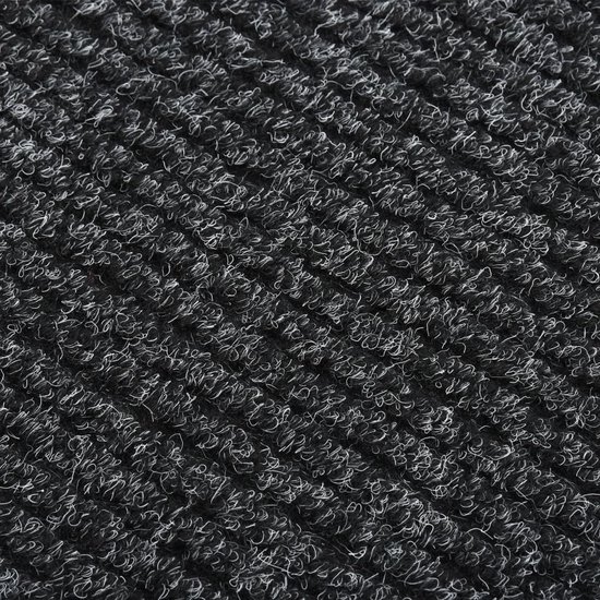 ZUZEKU Keukenloper, wasbaar, antislip, 80 x 300 cm, grijs, zwart, wit, gang, tapijtloper, keukentapijt, slaapkamer, eetkamer, polyester, per meter aanpasbaar