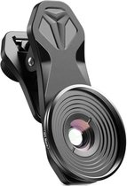 DrPhone APX10 Super Macro Lens – 10x – HD Camera Lens met Verstelbare Clip houder – Zwart