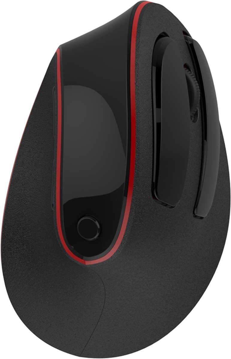 Draadloze Verticale Ergonomische Muis Computer PC Laptop - 2400 DPI - RGB - Zwart