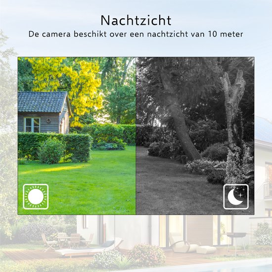Caméra de sécurité IP Wifi Plein air ELRO CO7000 avec détecteur de mouvement et vision nocturne – Caméra de sécurité Full HD 1080P – Étanchéité IP66