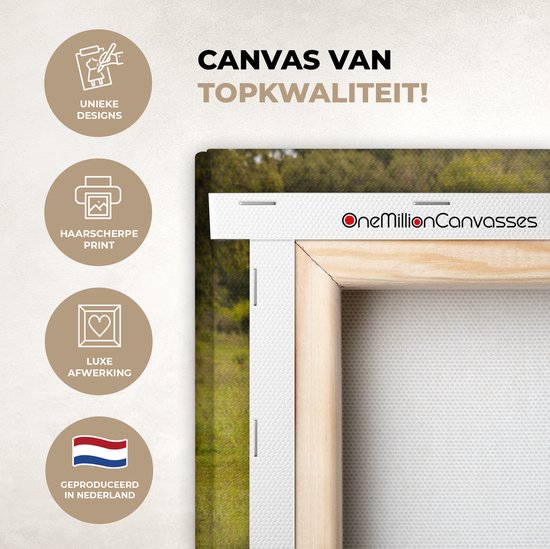 Deux éléphants de combat sur toile 2cm 30x20 cm - petit - Tirage photo sur toile (Décoration murale salon / chambre) / Animaux sauvages Peintures sur toile