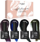 Mylee Gel Nagellak Set 4x10ml [Galaxy] UV/LED Gellak Nail Art Manicure Pedicure, Professioneel & Thuisgebruik - Langdurig en gemakkelijk aan te brengen