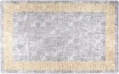 Tapis lavable antidérapant 80x150 cm gris