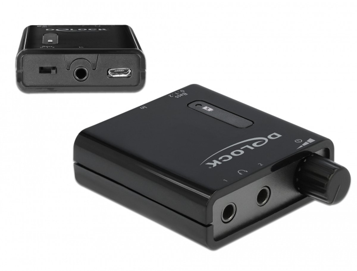 DeLOCK Portable Stereo Hoofdtelefoon versterker