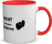 Akyol - nicht van de leukste kinderen koffiemok - theemok - rood - Nicht - de leukste nicht - verjaardag - cadeautje voor nicht - kado - geschenk - 350 ML inhoud