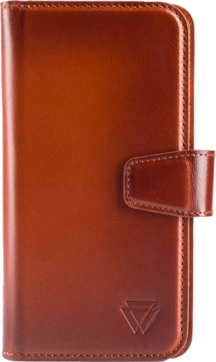 Wachikopa Hoesje Met Pasjeshouder Geschikt voor iPhone 14 Pro - Wachikopa Multi Wallet Bookcase - bruin
