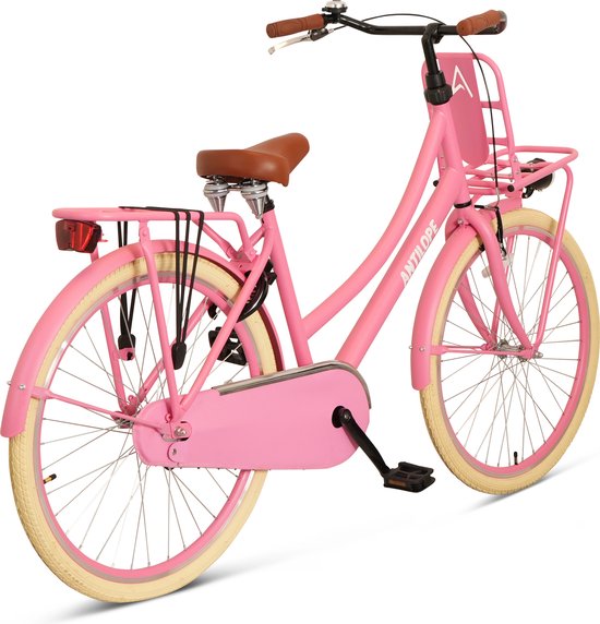 Antilope Cargo Transport 26 Inch Meisjesfiets Roze van Popal — afbeelding 2