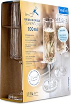 Koziol - Superglas Club No. 14 Flûtes à Champagne 100 ml Set de 70 Pièces - Plastique - Transparent